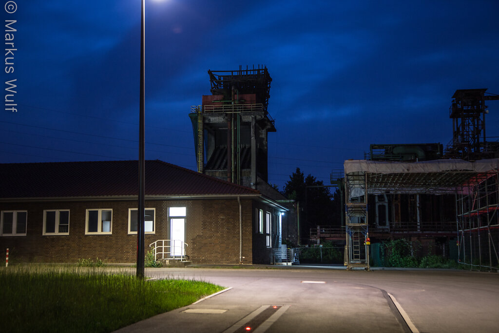 Blaue Stunde auf Zollverein