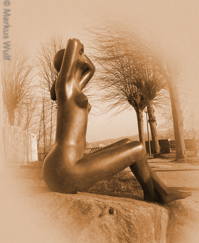 Skulptur am Plöner Schloß