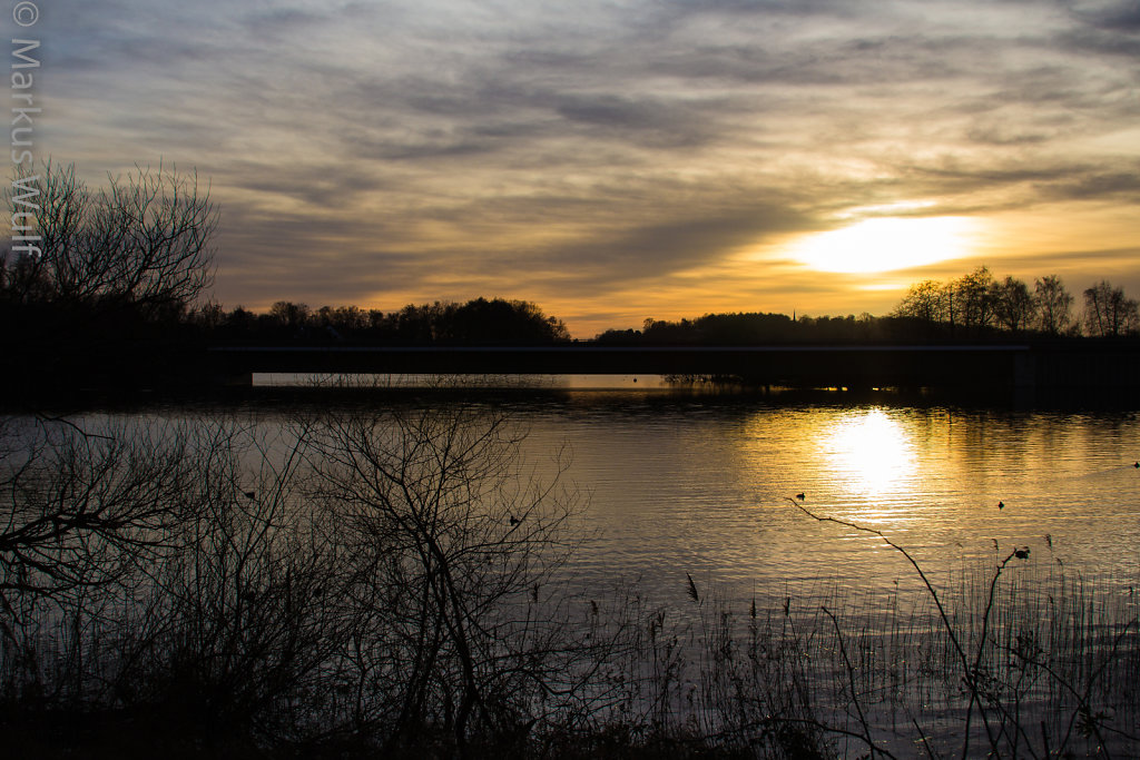 Sunset in Plön