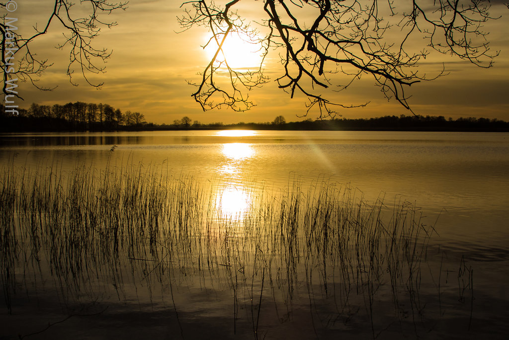 Sunset in Plön