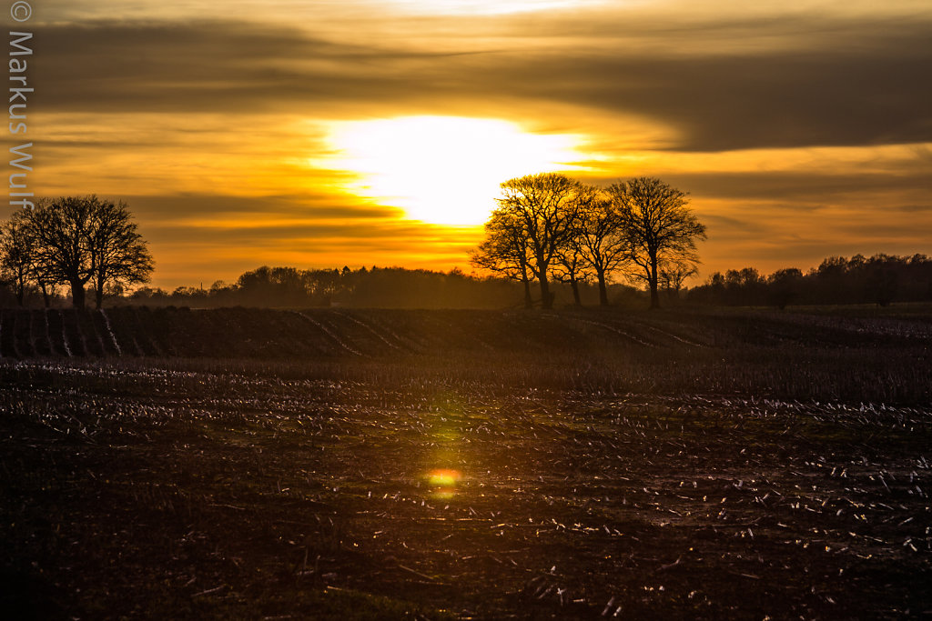 Sonnenuntergang in Rümland
